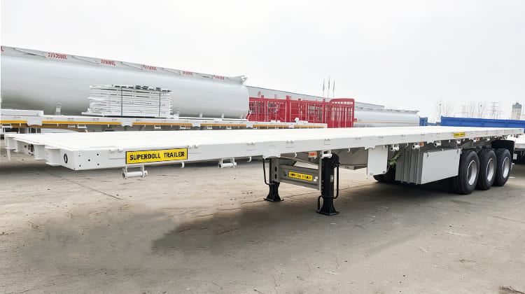 Superdoll Trailer Manufacture Co T Ltd - Tri Axle Flatbed Trailer Prices for Sale in Arusha