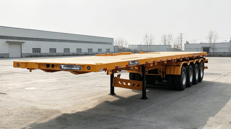Super Doll Trailer Manufacture Co Ltd - 4 Axle Flatbed Truck Trailer for Sale in Congo