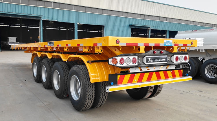 Super Doll Trailer Manufacture Co Ltd - 4 Axle Flatbed Truck Trailer for Sale in Congo