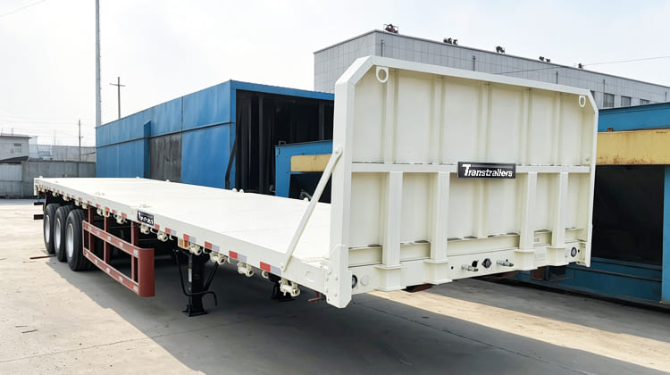 Superdoll 3 Axle Flatbed Semi Truck Trailer Price for Sale in Congo