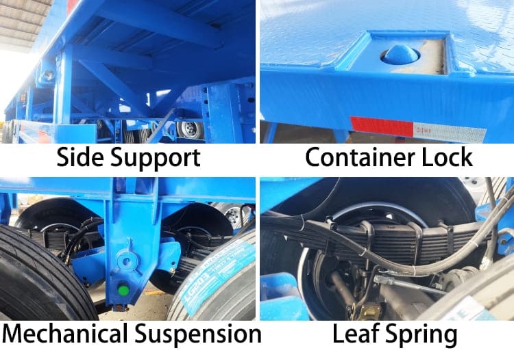 Superdoll 4 Axle Flatbed Semi Trailer Price for Sale in Tanzania