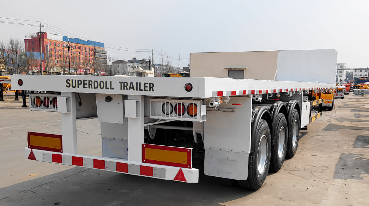Superdoll Trailer Manufacture Co T Ltd - 3 Axle 40 Ft Flatbed Trailer for Sale in Congo