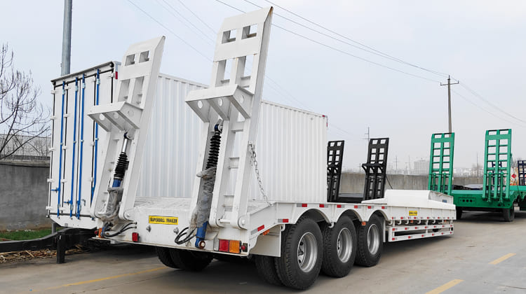 Superdoll Trailer Manufacture Co T Ltd | 3 Axle Lowbed Trailer for Sale in Tanzania