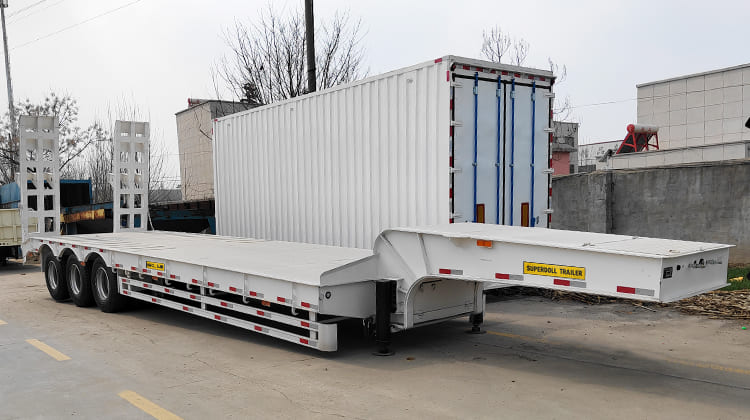 Superdoll Trailer Manufacture Co T Ltd | 3 Axle Lowbed Trailer for Sale in Tanzania