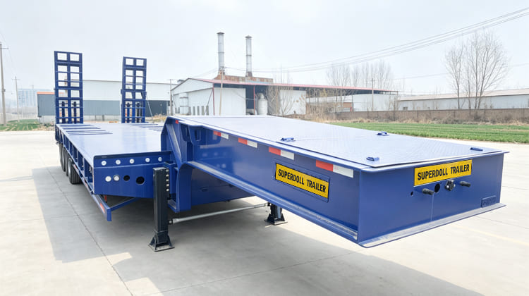 Super Doll Trailer Manufacture Co Ltd - Tri Axle Low Bed Truck Trailer Price for sale in Dar es Salaam