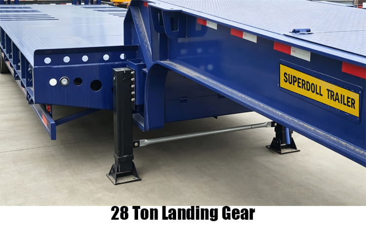 Super Doll Trailer Manufacture Co Ltd - Tri Axle Low Bed Truck Trailer Price for sale in Dar es Salaam