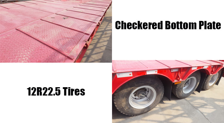 Superdoll Trailer Manufacture 60 Ton Low Bed Semi Trailer for Sale in Tanzania Arusha