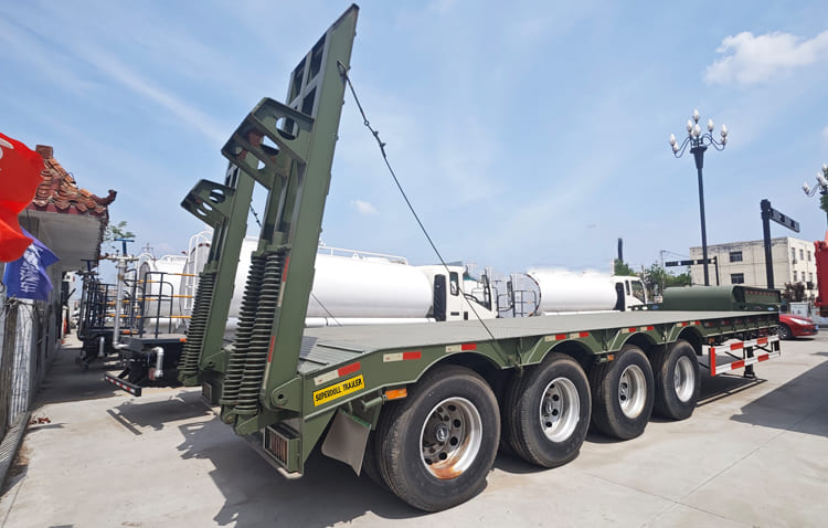 Superdoll Trailer Manufacture Co T Ltd | 4 Axle Low Bed Semi Trailer for Sale in Congo