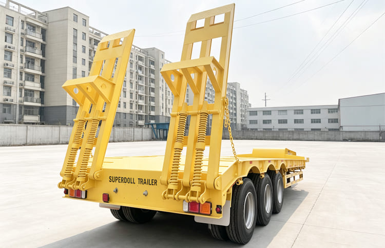 Super Doll Trailer Manufacture Co Ltd | 3 Axle Step Deck Low Loader Trailer for Sale in Congo