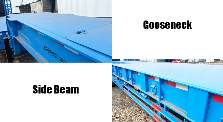 Superdoll 40 Ft Lowbed Truck Trailer Price for Sale in Congo