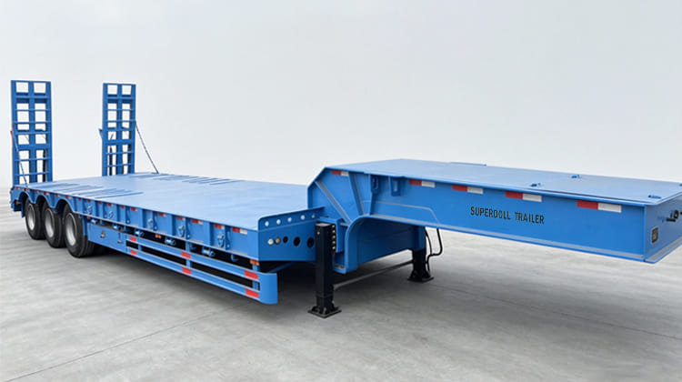 Superdoll 40 Ft Lowbed Truck Trailer Price for Sale in Congo