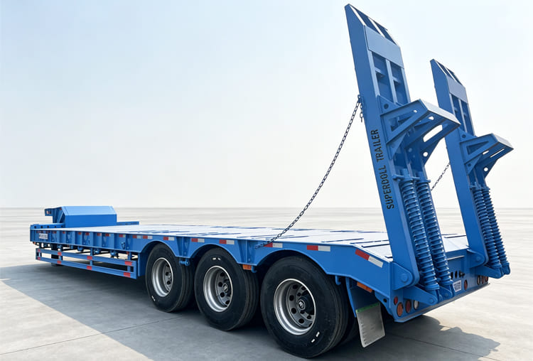 Superdoll 40 Ft Lowbed Truck Trailer Price for Sale in Congo