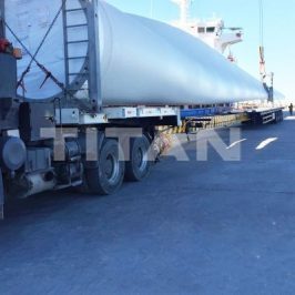 60m wind turbine blade trailer
