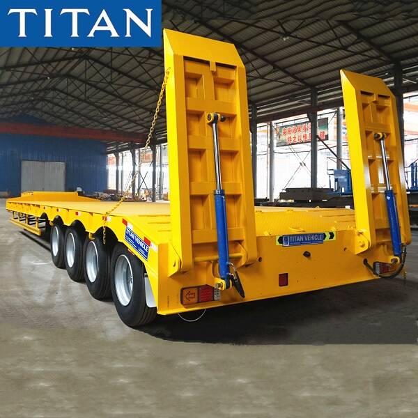 Step Deck Trailer 4 Axle 100 Ton