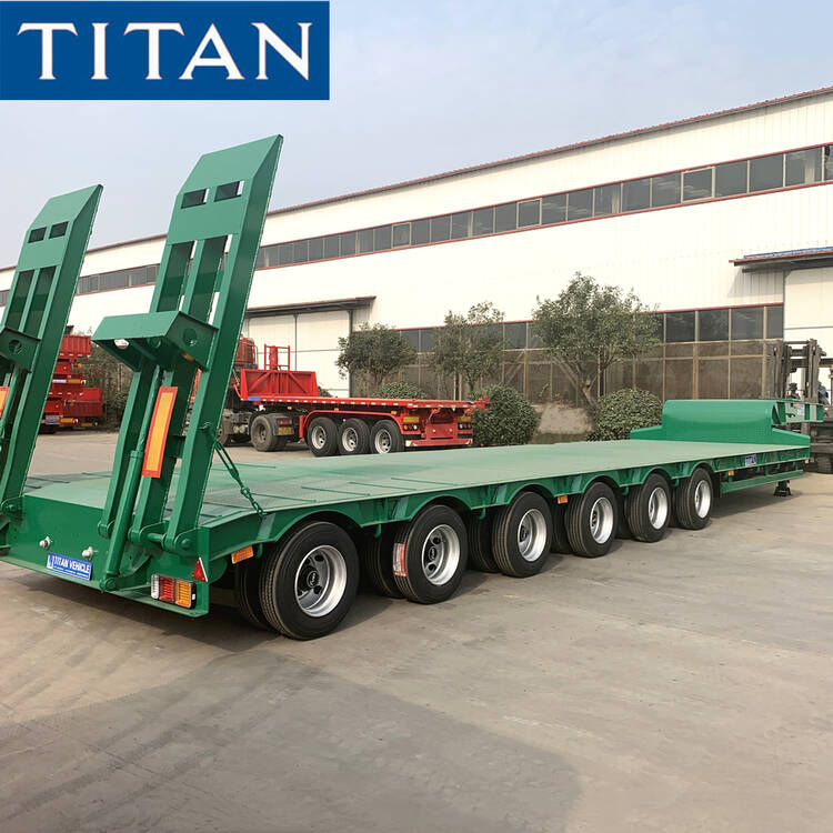 Sơ mi rơ moóc bán giường nằm thấp 6 trục