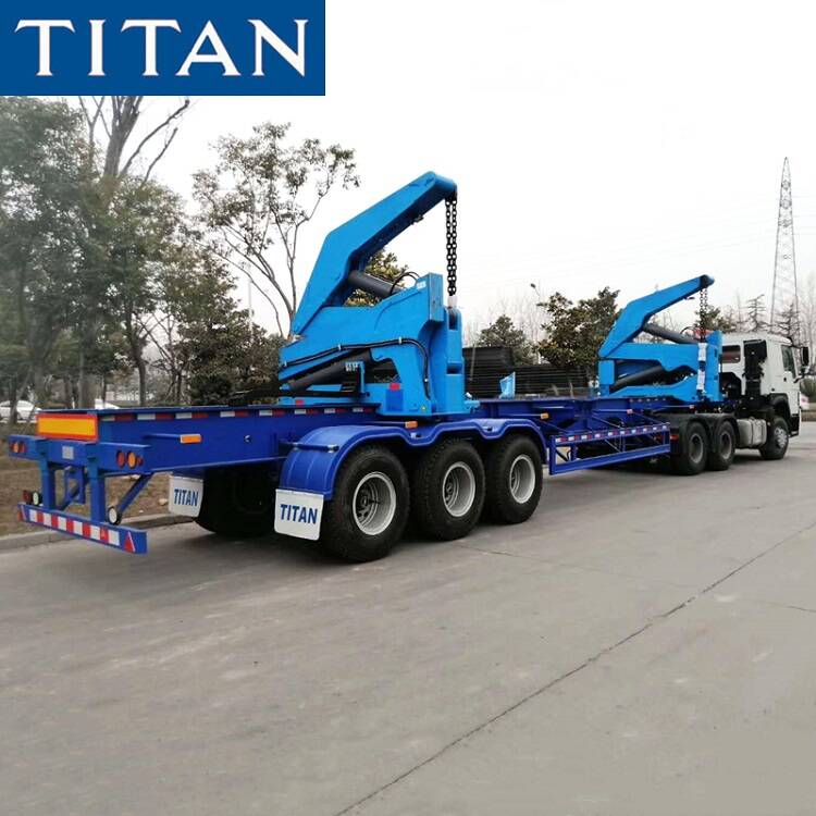 Xe đầu kéo tải bên container 40ft