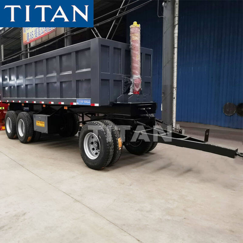 Trailer thùng chứa thanh kéo