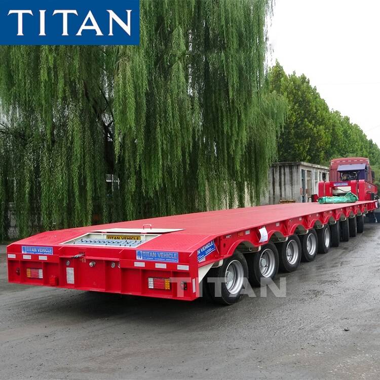 9 Axle Extendable Lowbed Trailer