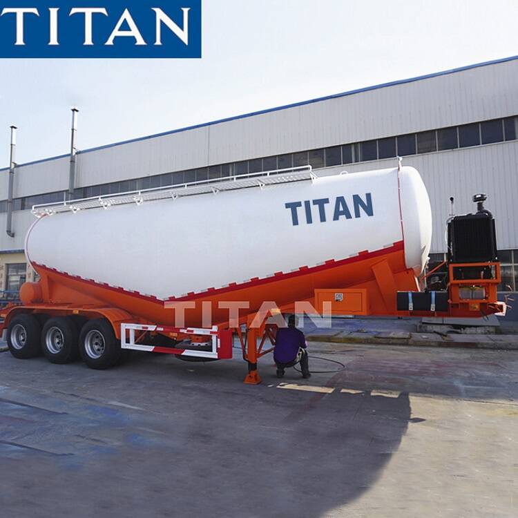 Sơ mi rơ moóc Silo vận chuyển vật liệu dạng bột