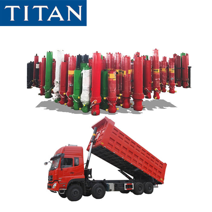 Xi lanh thủy lực xe tải kéo rơ moóc