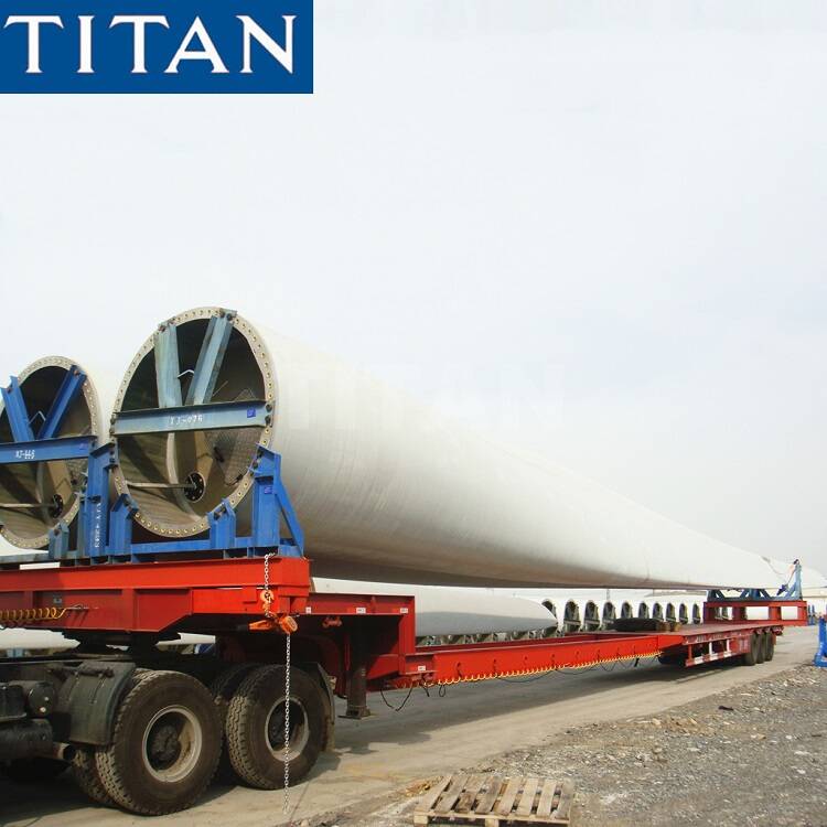 Trailer vận chuyển cánh tuabin gió
