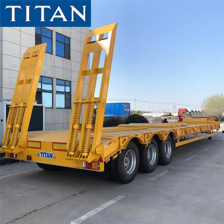 Xe đầu kéo thấp 60 tấn 3 trục cho thị trường Châu Phi
