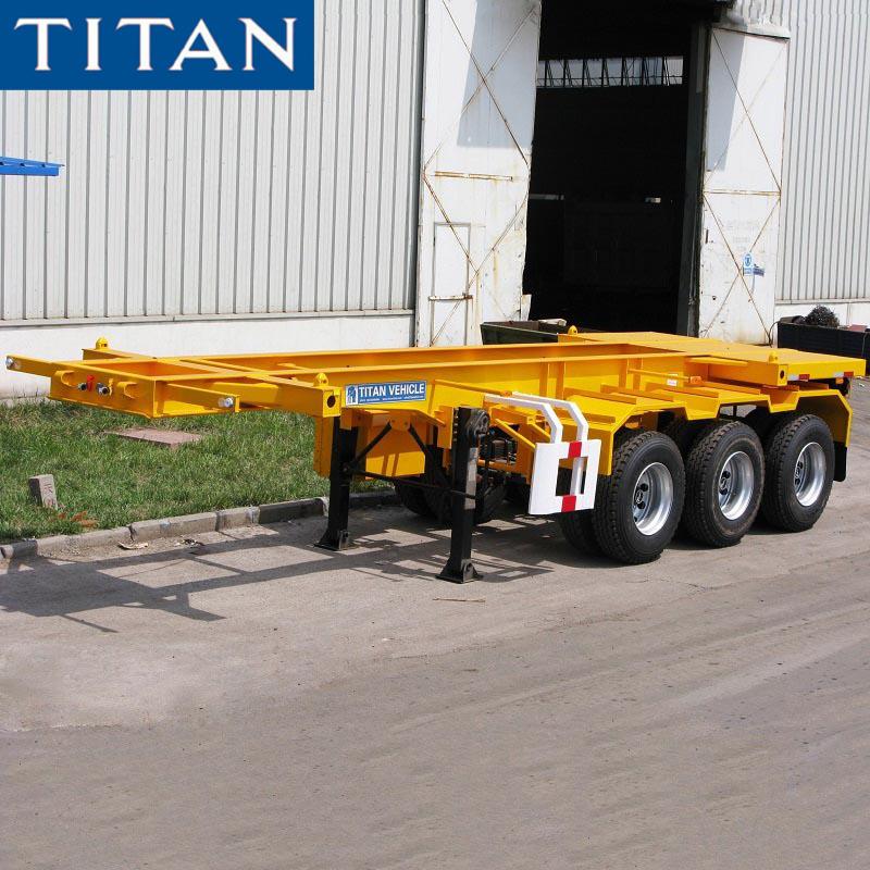 20 ft Skeletal Trailer để bán