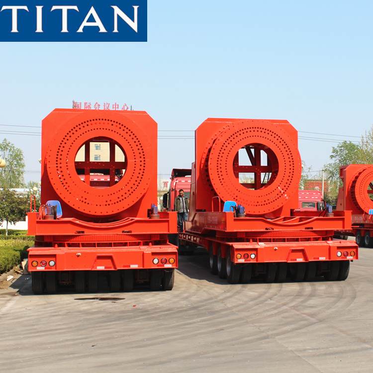 3 Line 6 Axle Windmill Blade Trailer