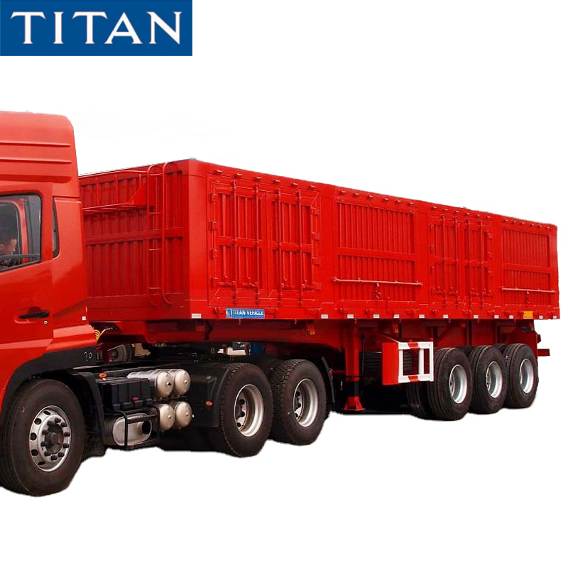 40T Side Dump Semi Trailer