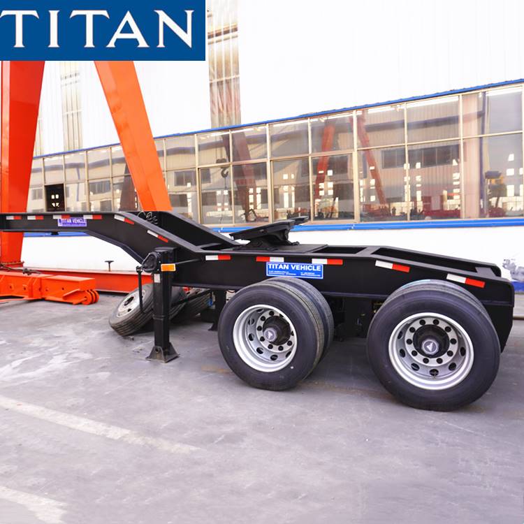 2 trục Dolly của Trailer Lowboy có thể tháo rời