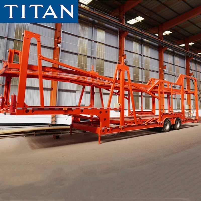 Trailer 2 trục 5 xe kéo