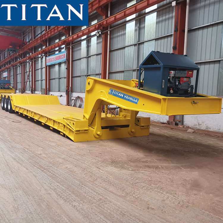 Xe đầu kéo giường thấp phía trước 60 tấn