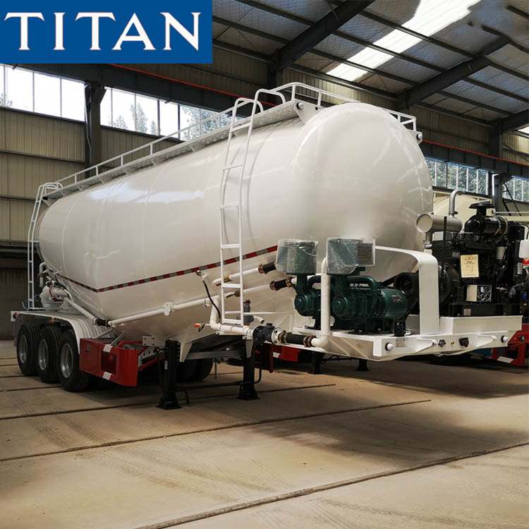 3 Axle 40cbm Dry Bulk Tanker Trailer