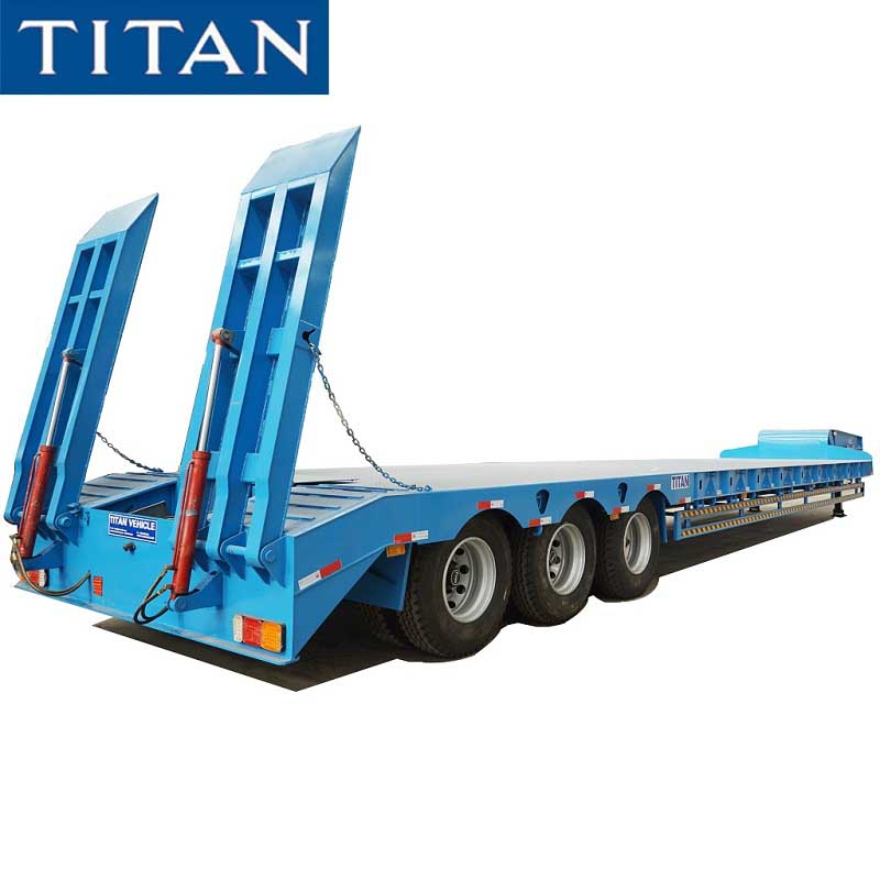 Rơ moóc bán tải giường thấp 80 tấn