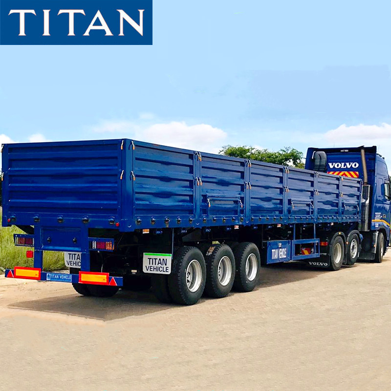 Trailer vận chuyển ngũ cốc bên tường