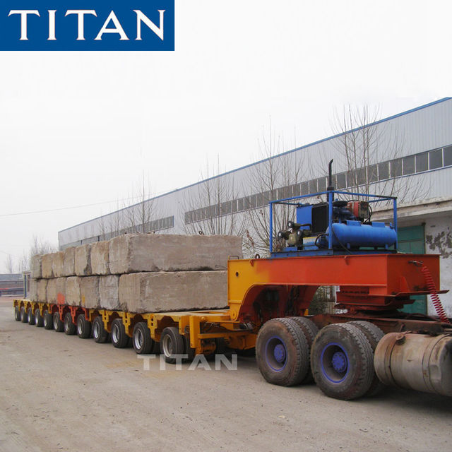 Trailer nhiều trục thủy lực