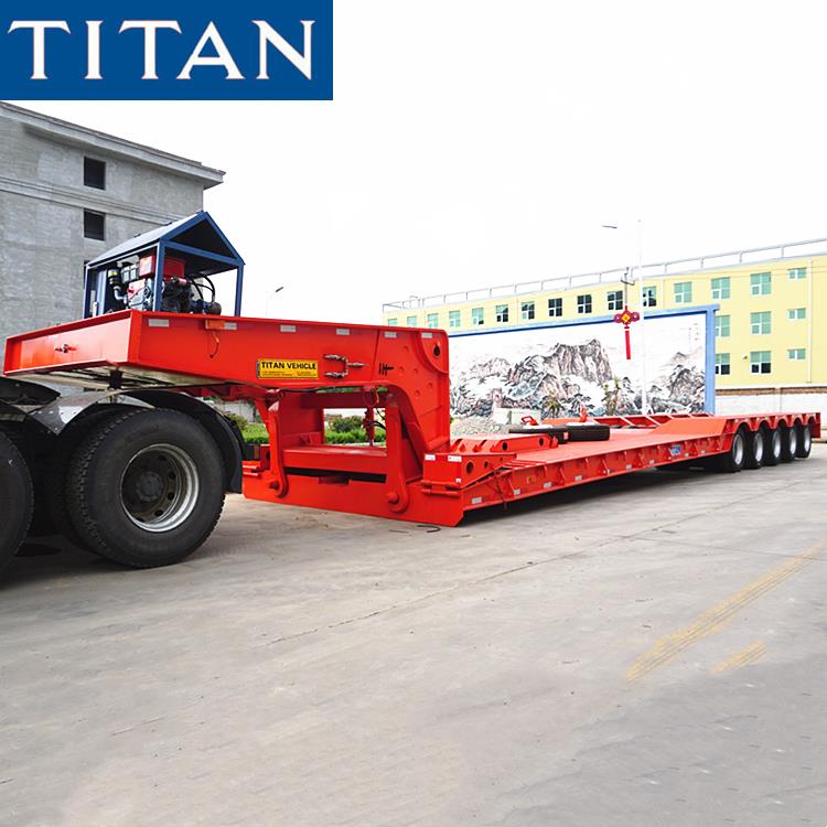 5 Line 10 Axle Gooseneck Lowboy Trailers for Sale