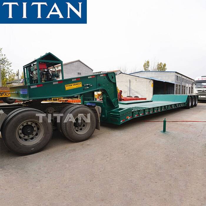 80 Ton Fixed Gooseneck Lowboy Trailers for Sale in Nigeria