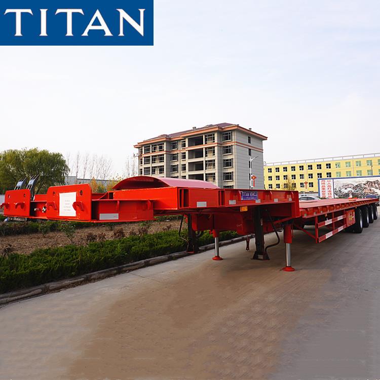 4 Axle Telescopic Trailer for Sale
