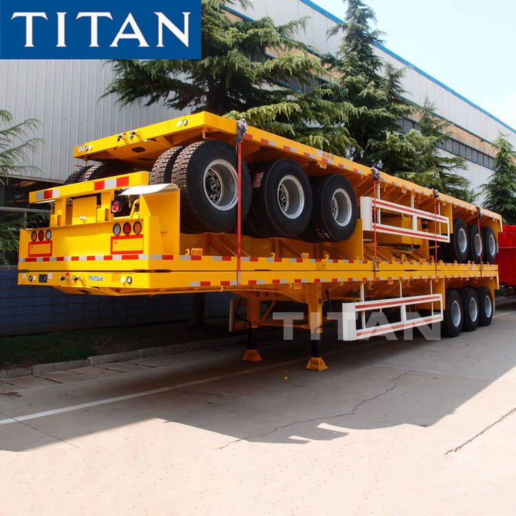 Xe đầu kéo phẳng 3 trục