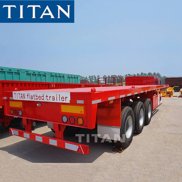Trailer phẳng Tri trục của Trung Quốc