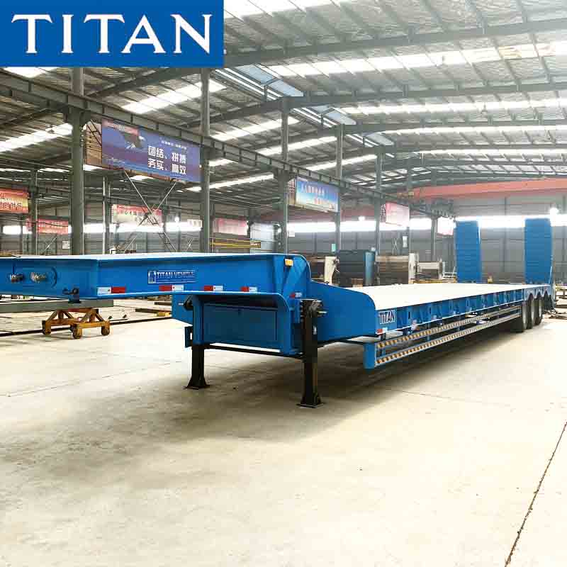 Trailer giường thấp 40FT của Trung Quốc