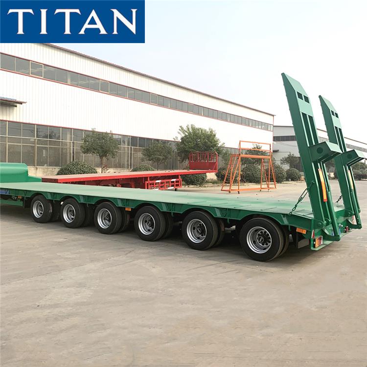 Xe tải đầu kéo giường thấp 6 trục