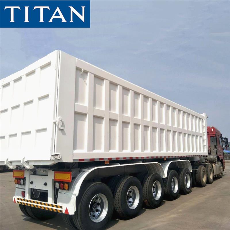 80 Ton Rear Dump Semi Trailer