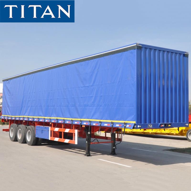 3 Axle Curtain Trailer for Sale