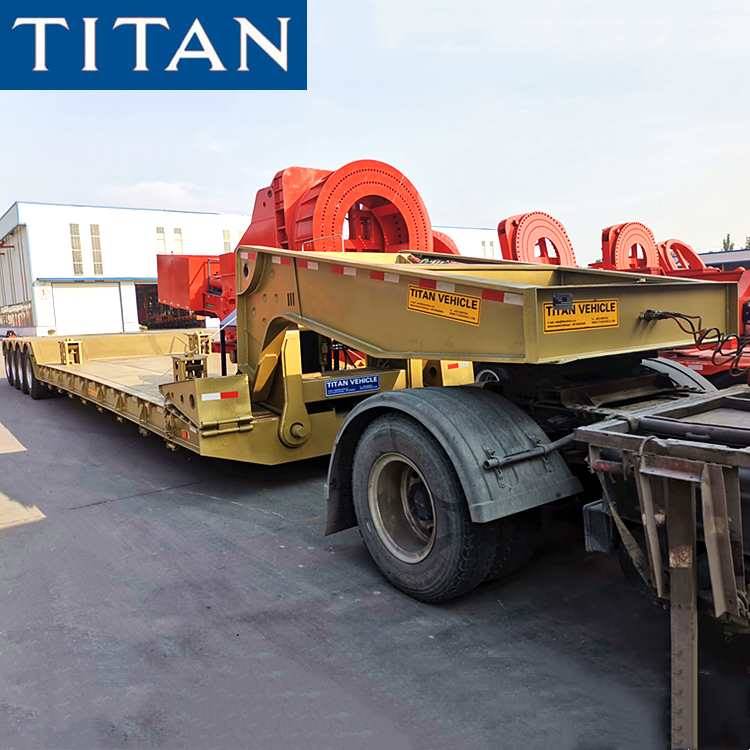 4 Axle Detachable Gooseneck Trailers for Sale