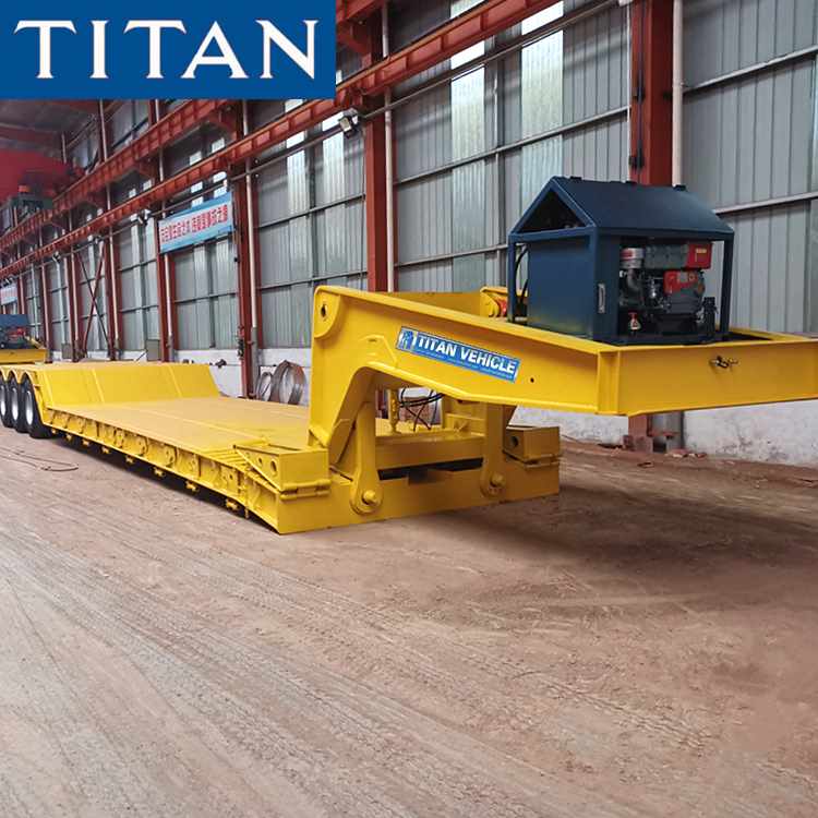 60ton Detachable Neck Trailer for Sale
