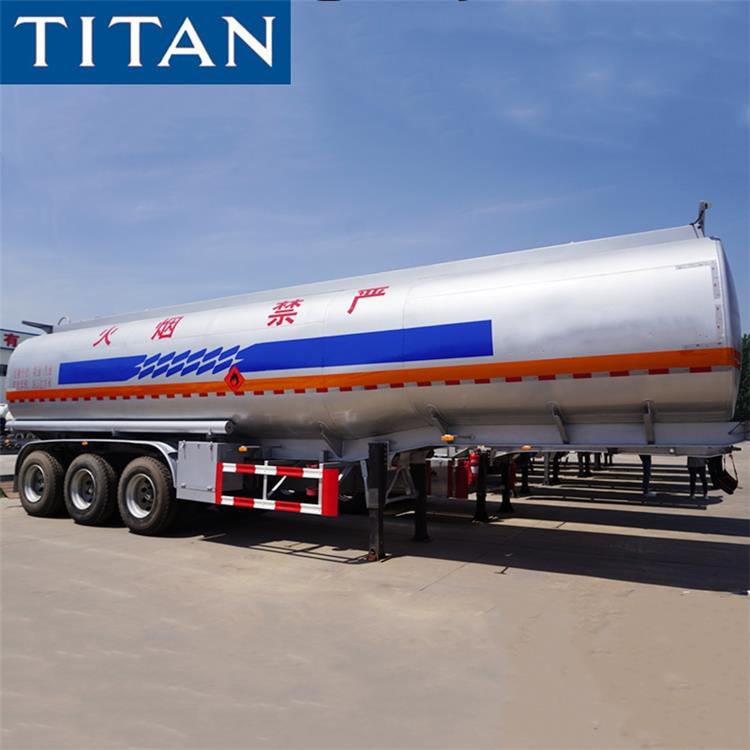 3 Axle Fuel Tanker Trailer of Aluminium