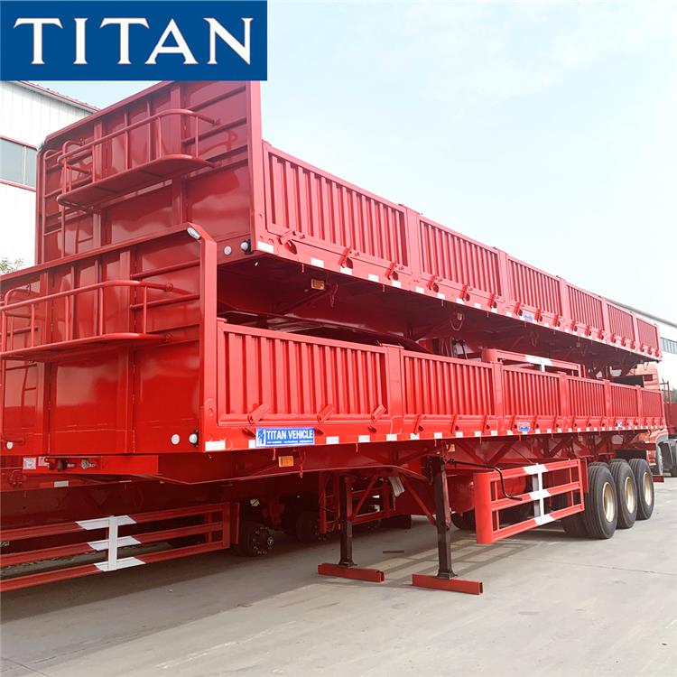 Removable Side Wall Container Trailer