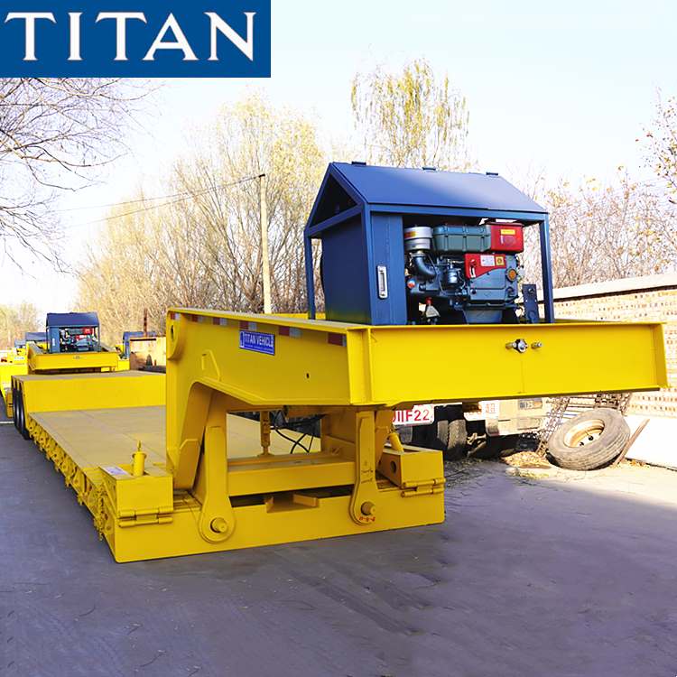60ton Detachable Gooseneck Trailer